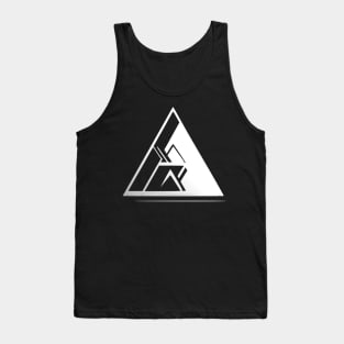 triangle line art Tank Top